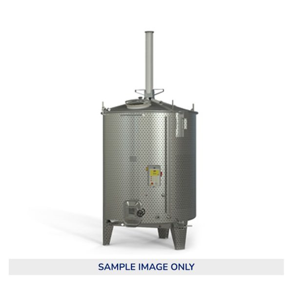 Punch-down fermenter with dismantling lid