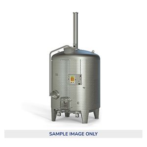 Closed punch-down fermenter