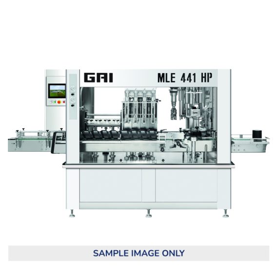 Linear Rinser Machine GAI MLE 441 HP - Linear Automatic 4 Spout Bottle Rinser, 4 Spout ...