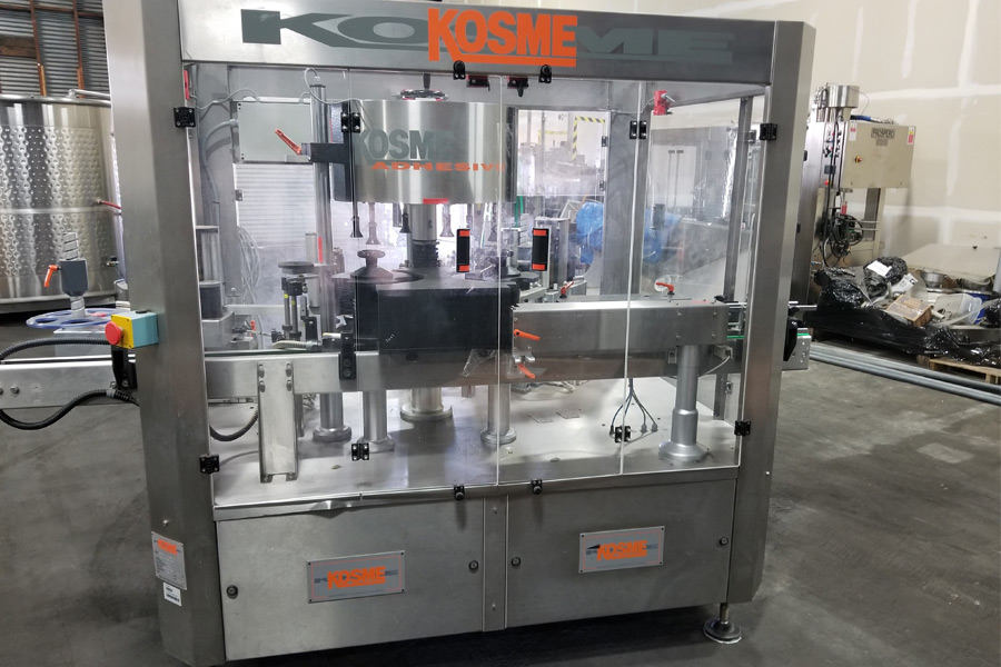 KOSME Extra Adhesive Rotary Labeler - Front