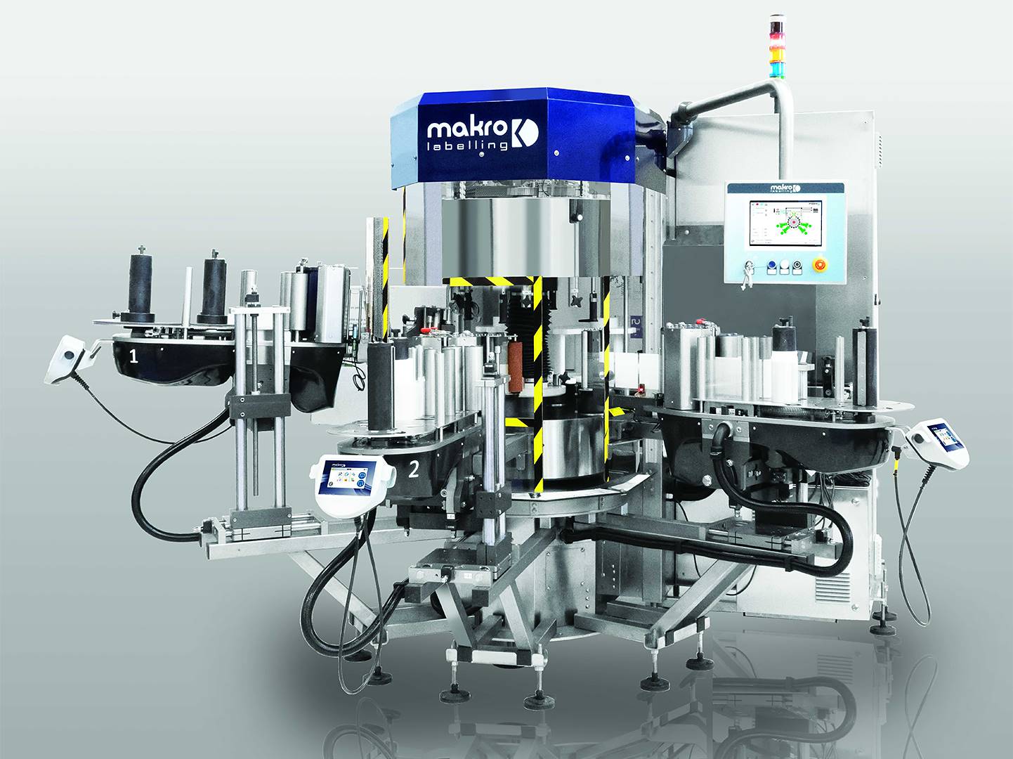 Makro Labelling's MAK Rotary - Up to 5 Fixed Modules