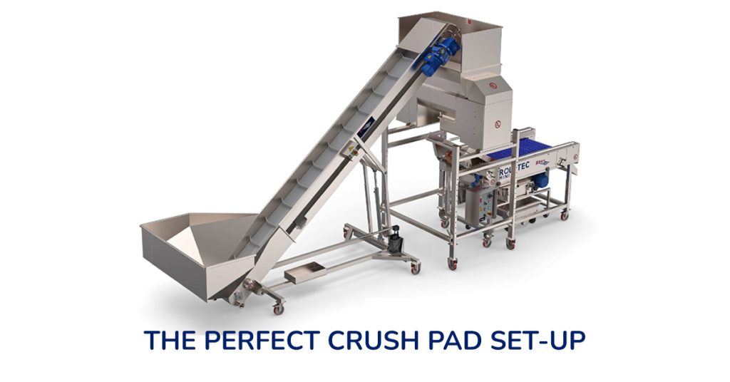 We recommend the Lugana 1R along with the Roll Tech Mini sorting table, which integrates seamlessly with the Lugana 1R destemmer/crusher for gentle handling of hand-picked fruit. This combination is an ideal solution for boutique and mid-size producers seeking a high-quality destemming and crushing system.